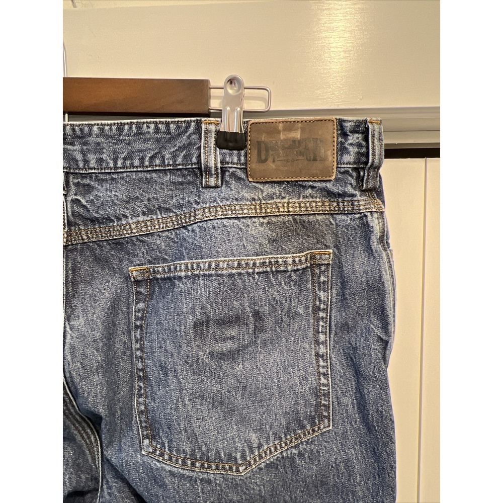 DULUTH TRADING Work Jeans!Blue Denim Ballroom Men's 40x32 ~ GUSSETED CROTCH GUC! - Picture 6 of 9